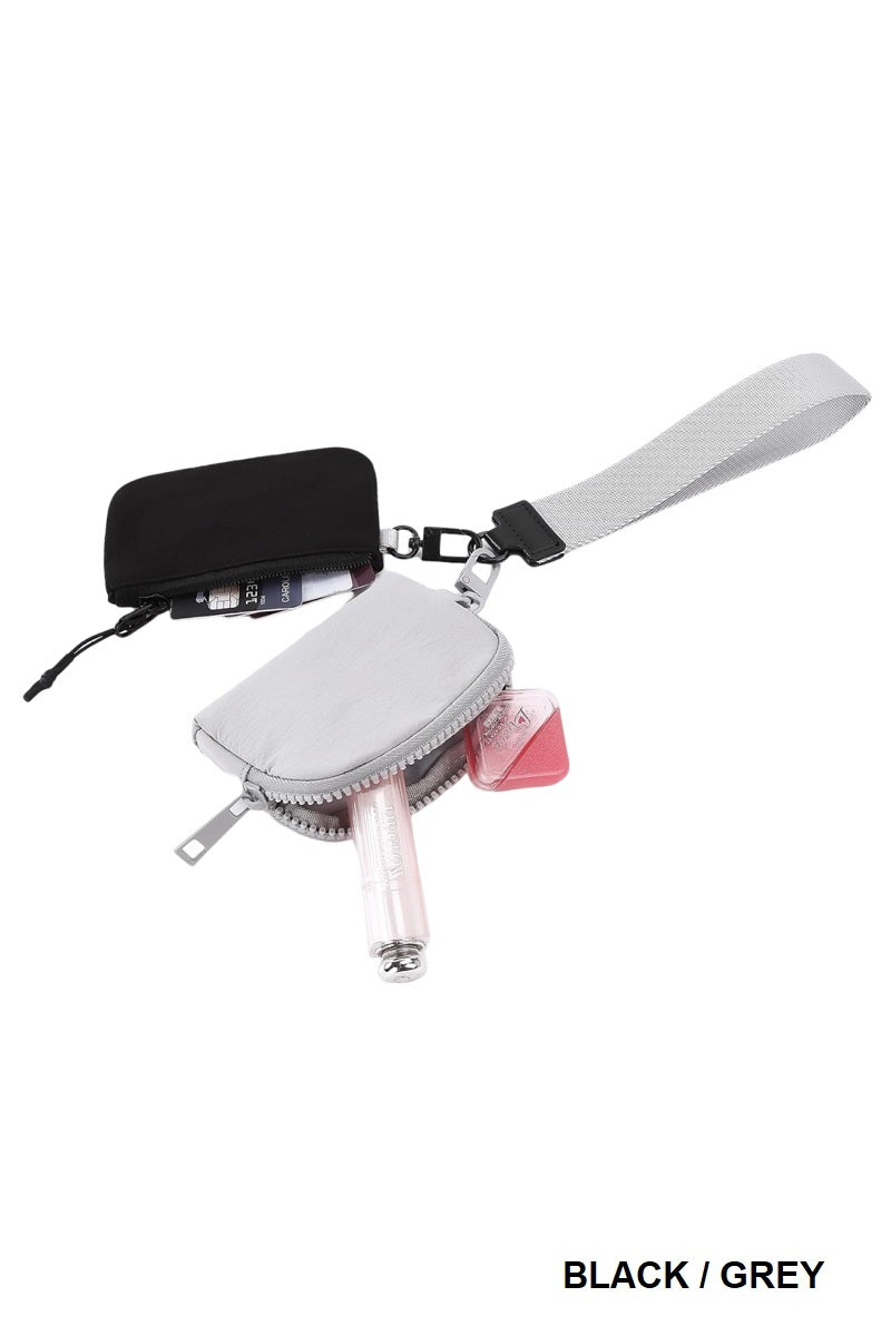 On The Go Dual Pouch Wristlet