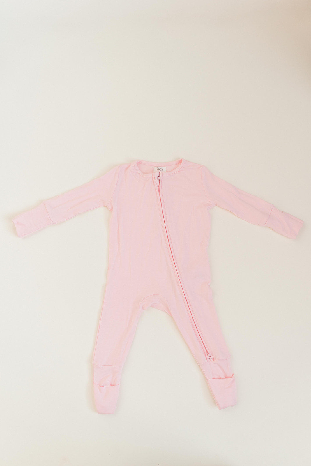 Baby Pink Bamboo Convertible Jumpsuit (0-3 Months)