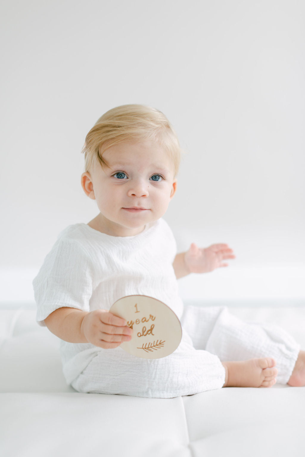 Boho Wood Baby Milestone Cards