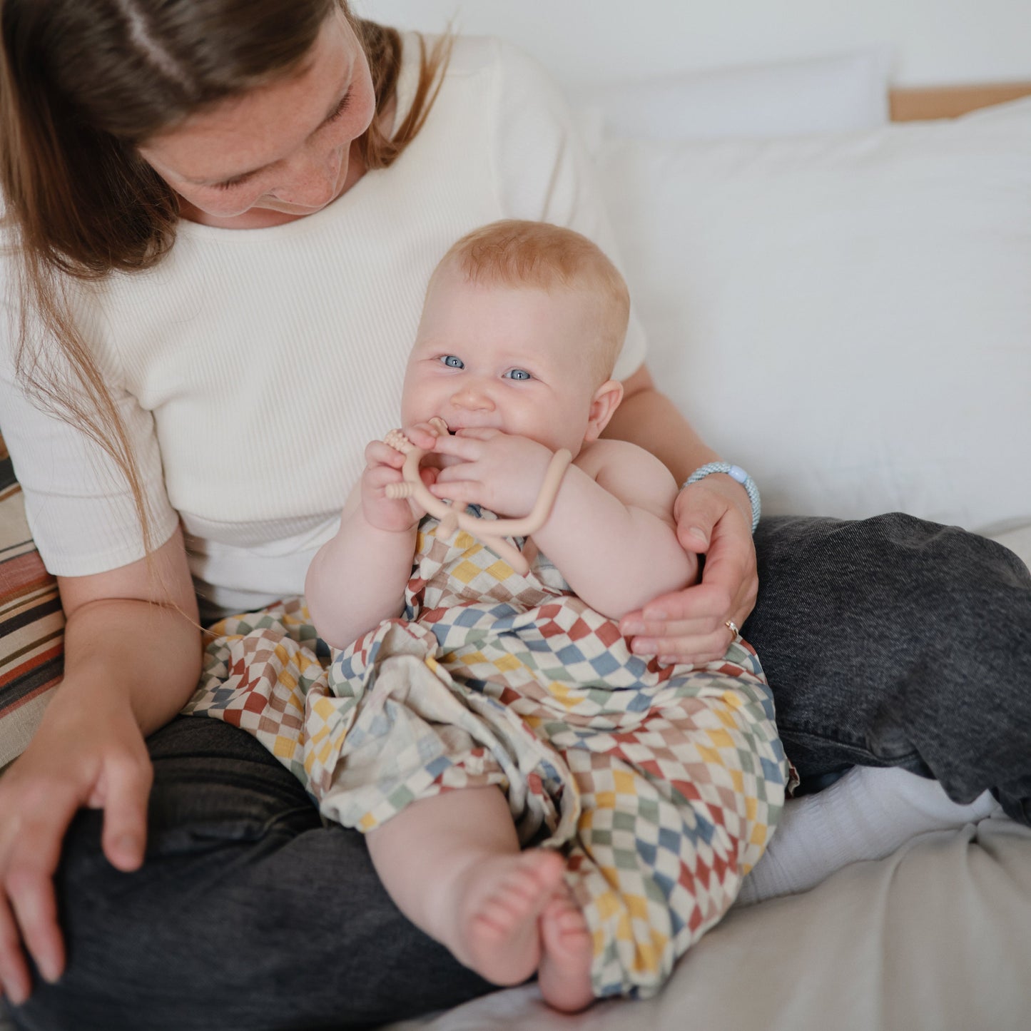Organic Cotton Muslin Swaddle Blanket- Multiple Color Options