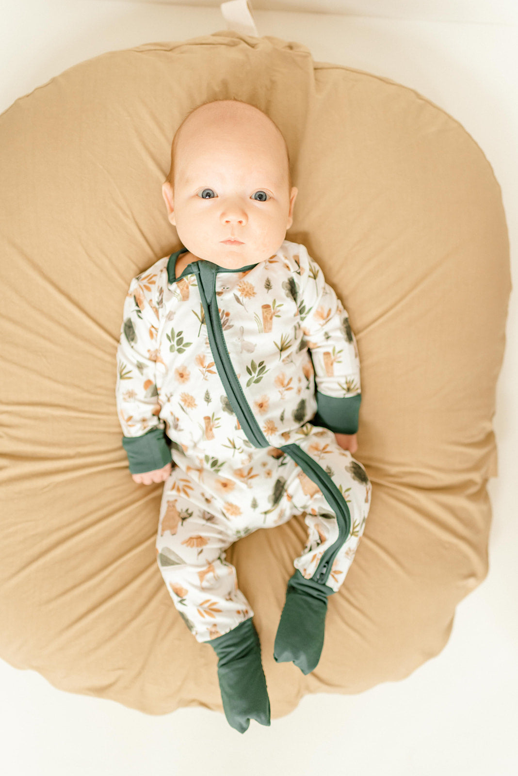 Forest Bamboo Convertible Jumpsuit (0-3 Months)