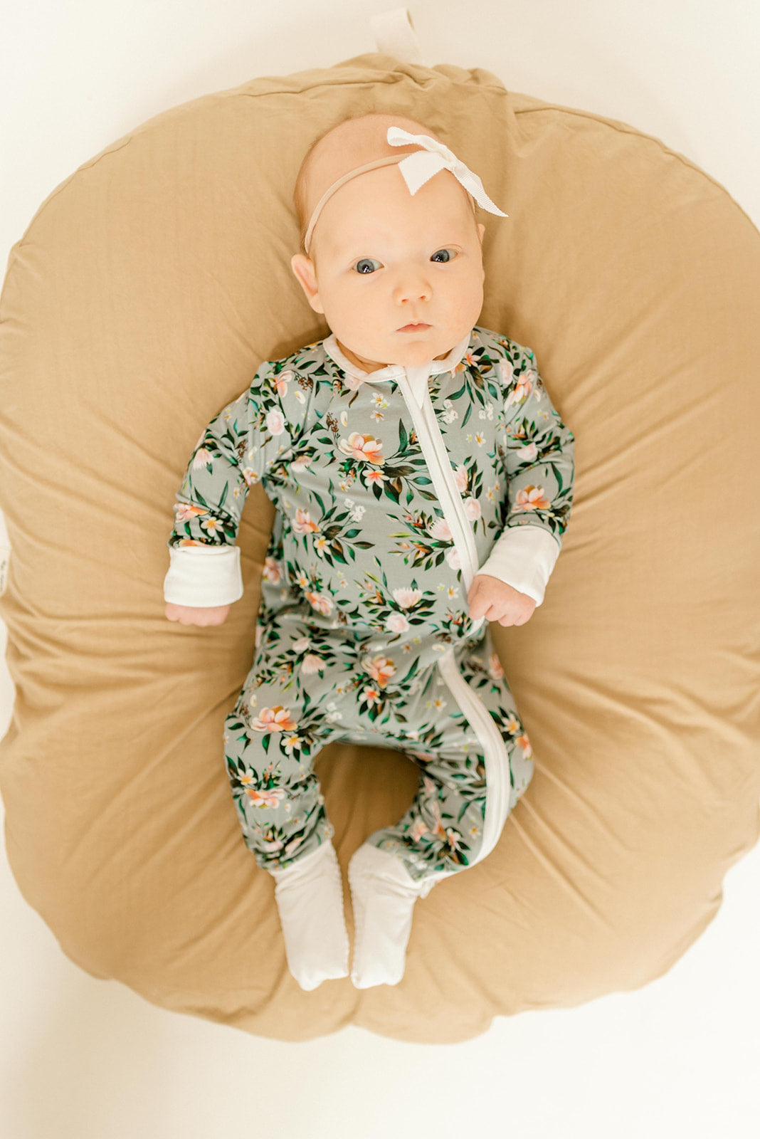 Botanical Bamboo Convertible Jumpsuit 0-3 Months