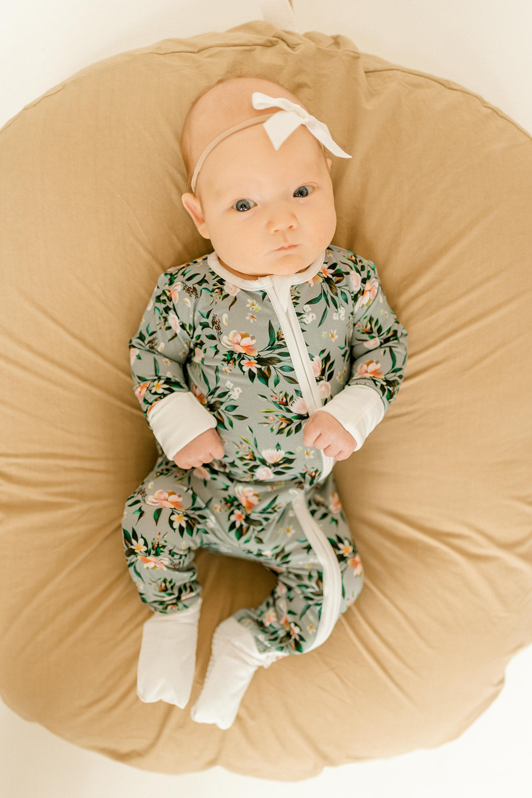 Botanical Bamboo Convertible Jumpsuit 0-3 Months