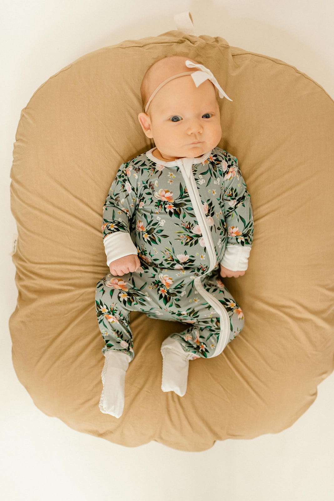 Botanical Bamboo Convertible Jumpsuit 0-3 Months