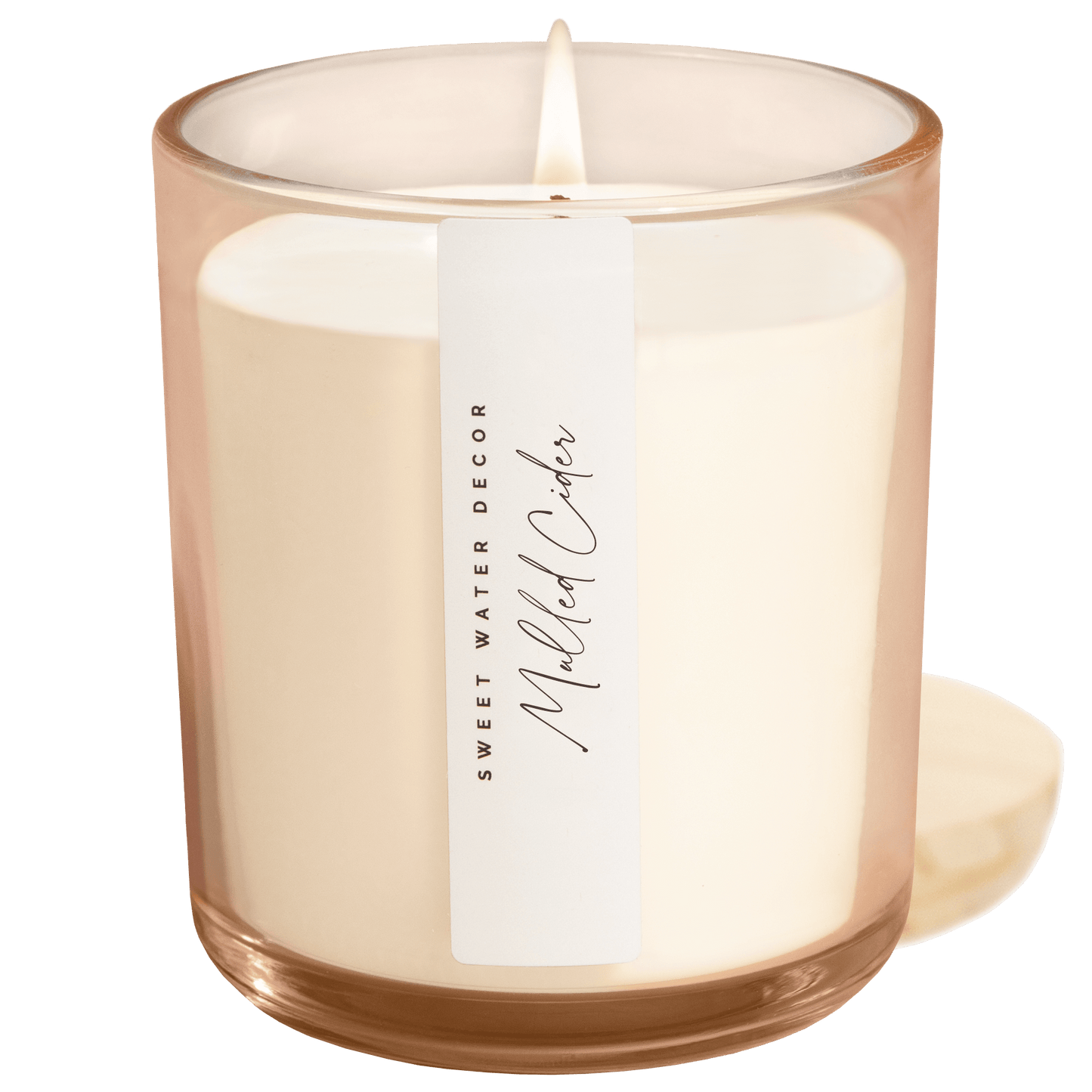 Mulled Cider Soy Candle - Tinted Glass Jar - 12 oz