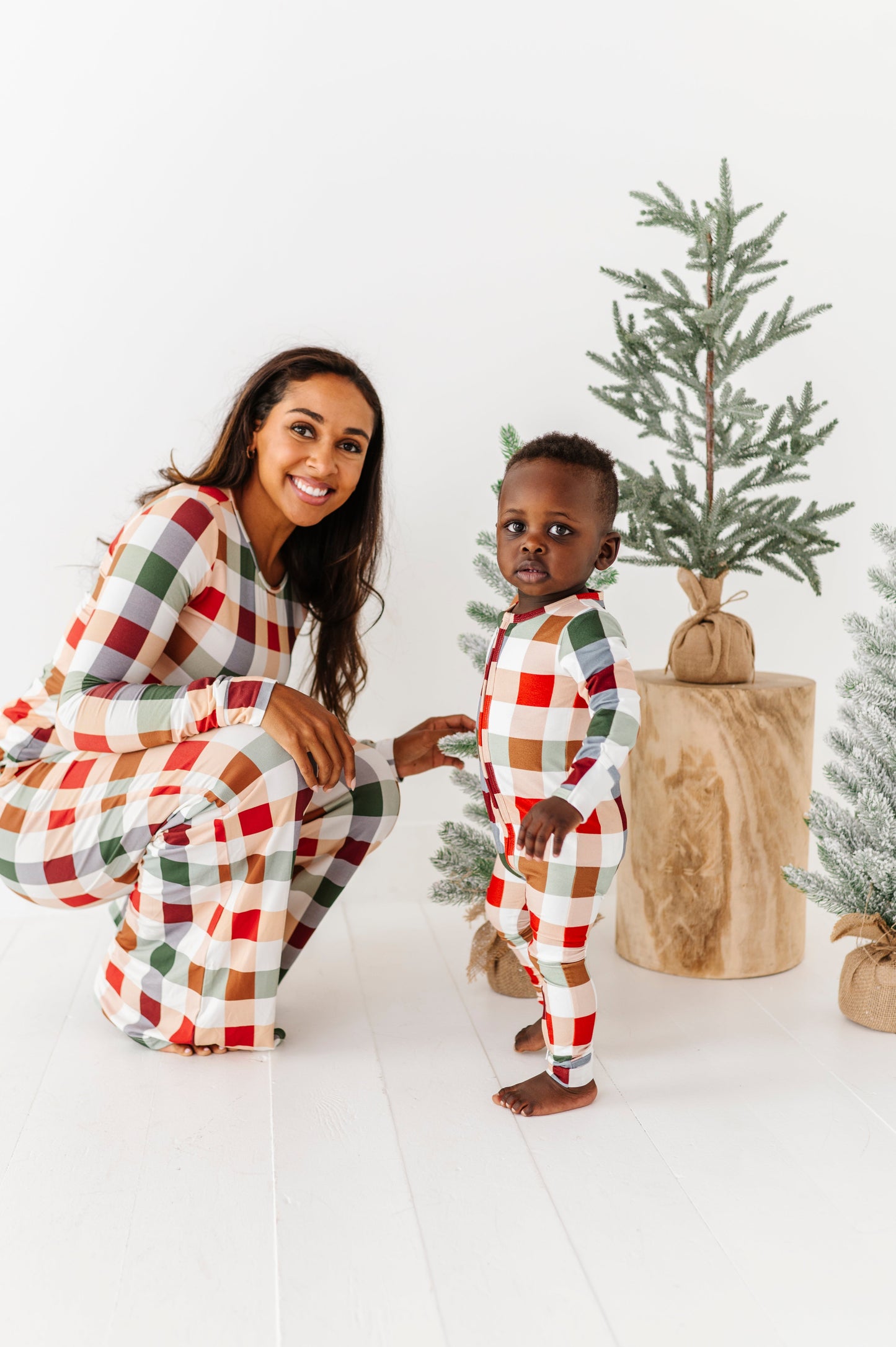 Holiday Plaid | ZIP ROMPER