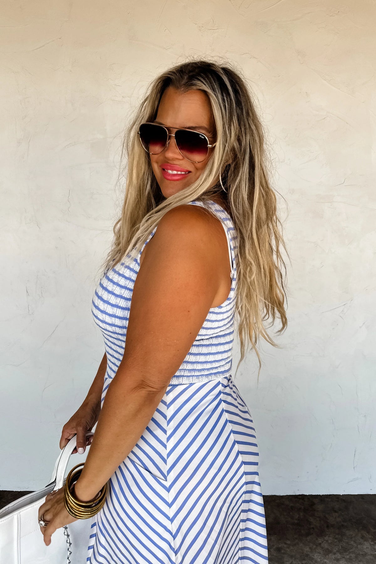 Luciana Striped Dress