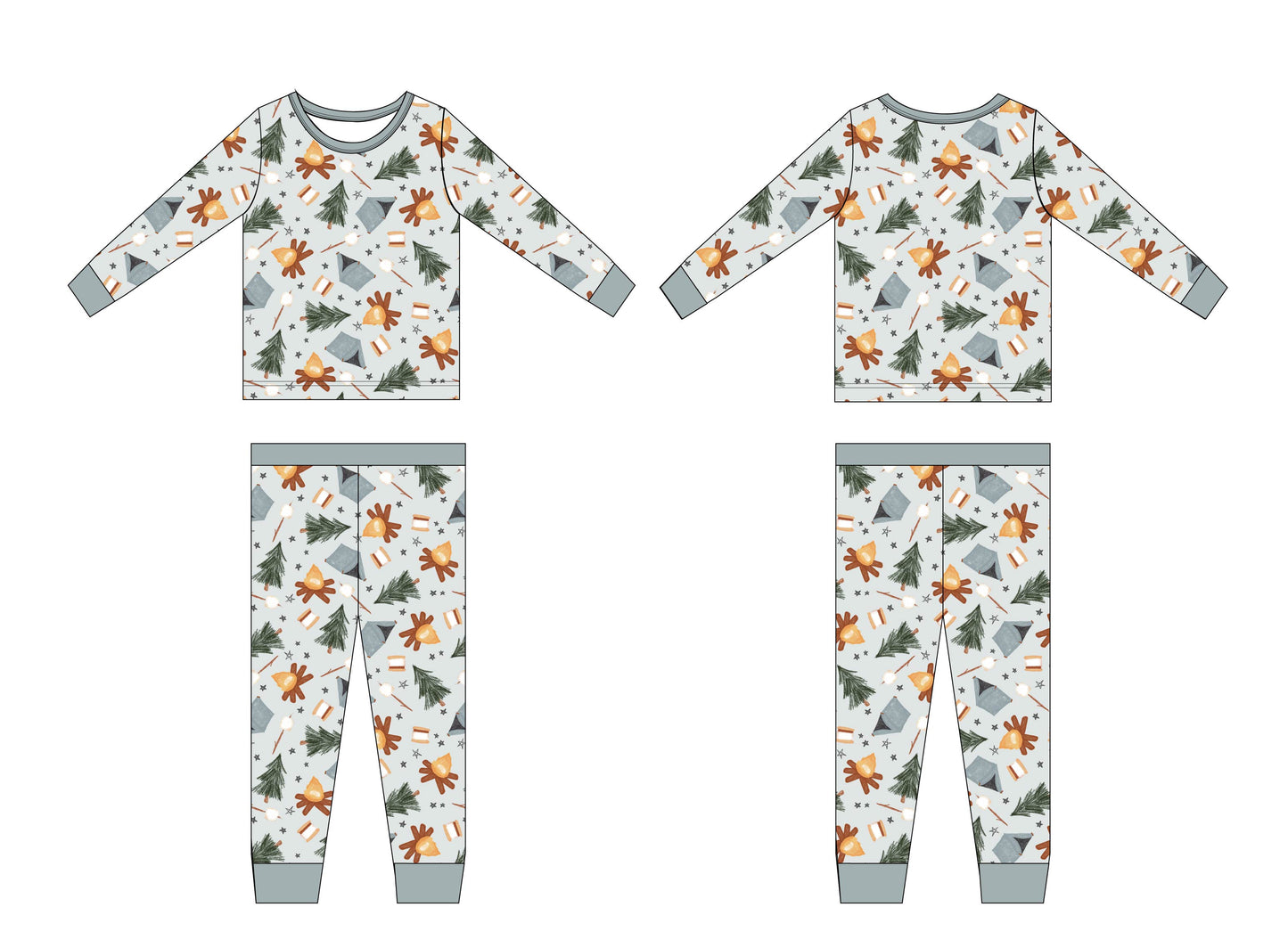 Campfire 2-Piece Pajama Set