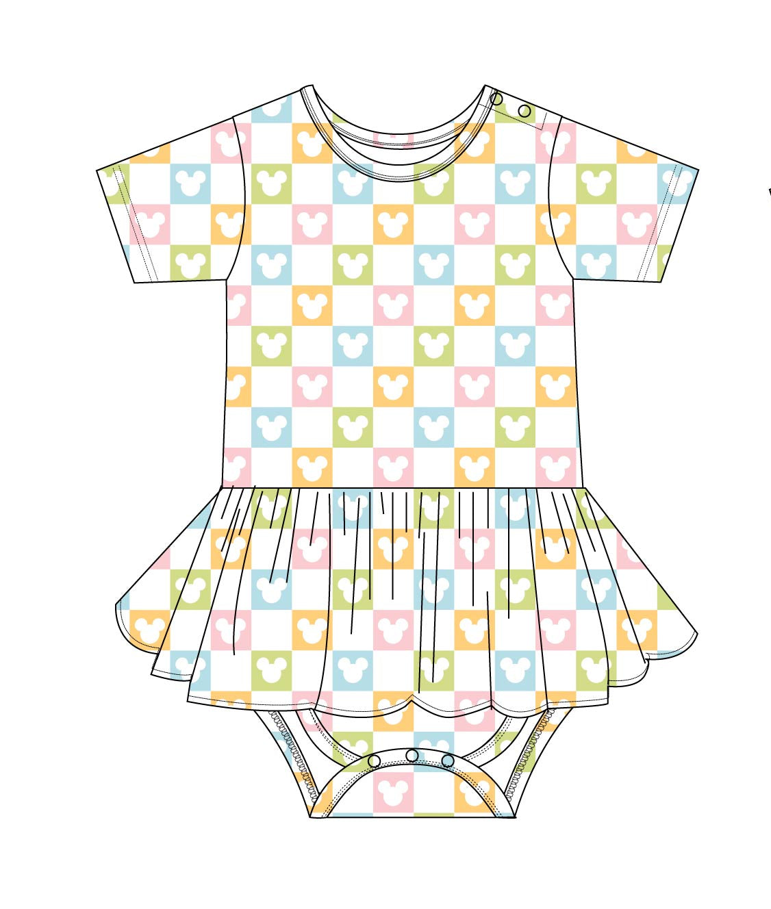 Clubhouse Cabana Bodysuit Dress