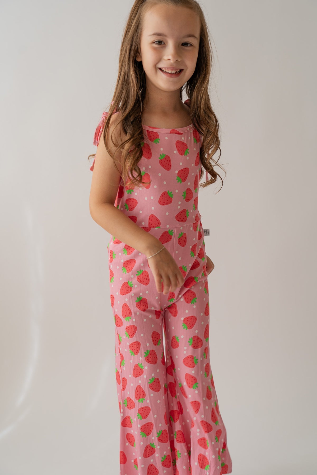 Strawberry Bell Romper