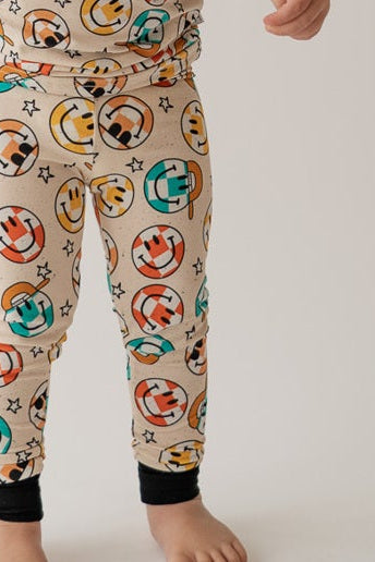 Smiley Check 2-Piece Pajama