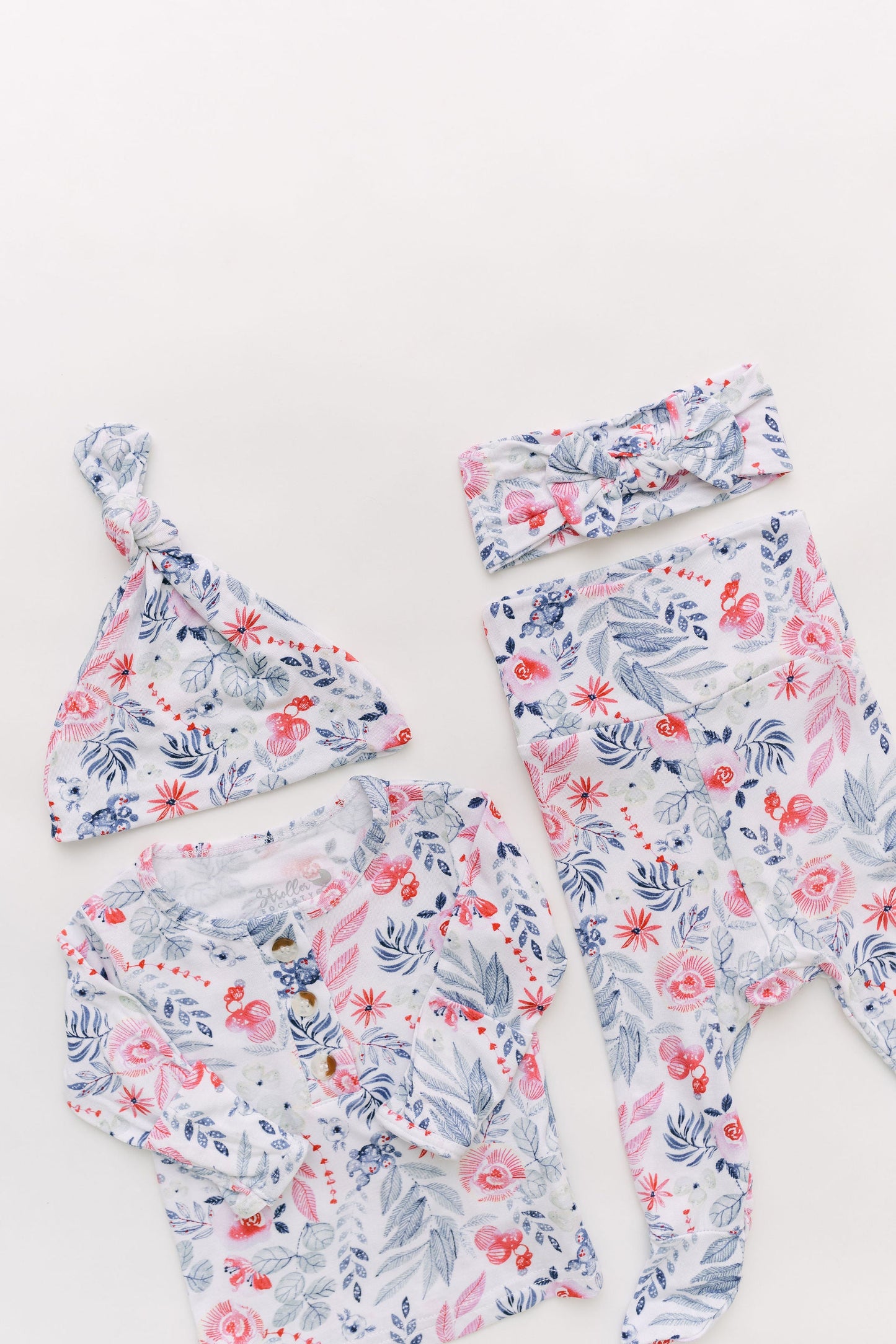 Bloom Newborn Outfit With Hat/Headband Option