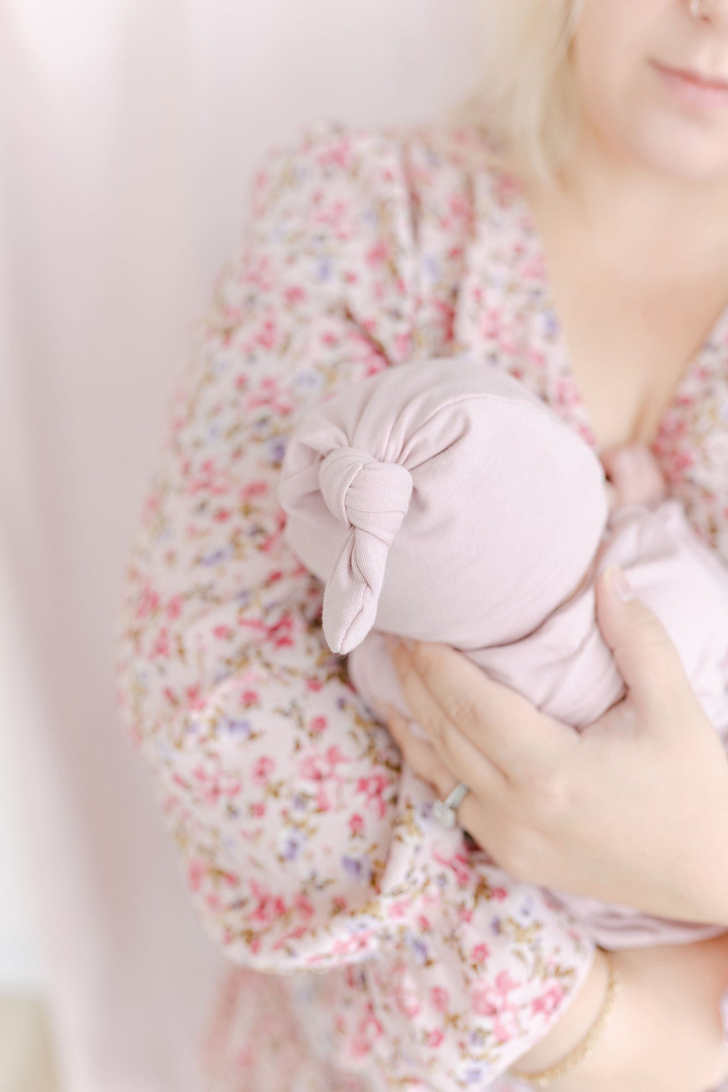 Dusty Rose Baby Outfit Set with Hat/Headband Option (Newborn - 12 months)