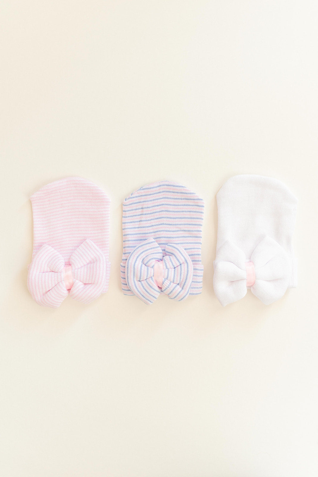 Newborn Baby Girl Hat with Bow