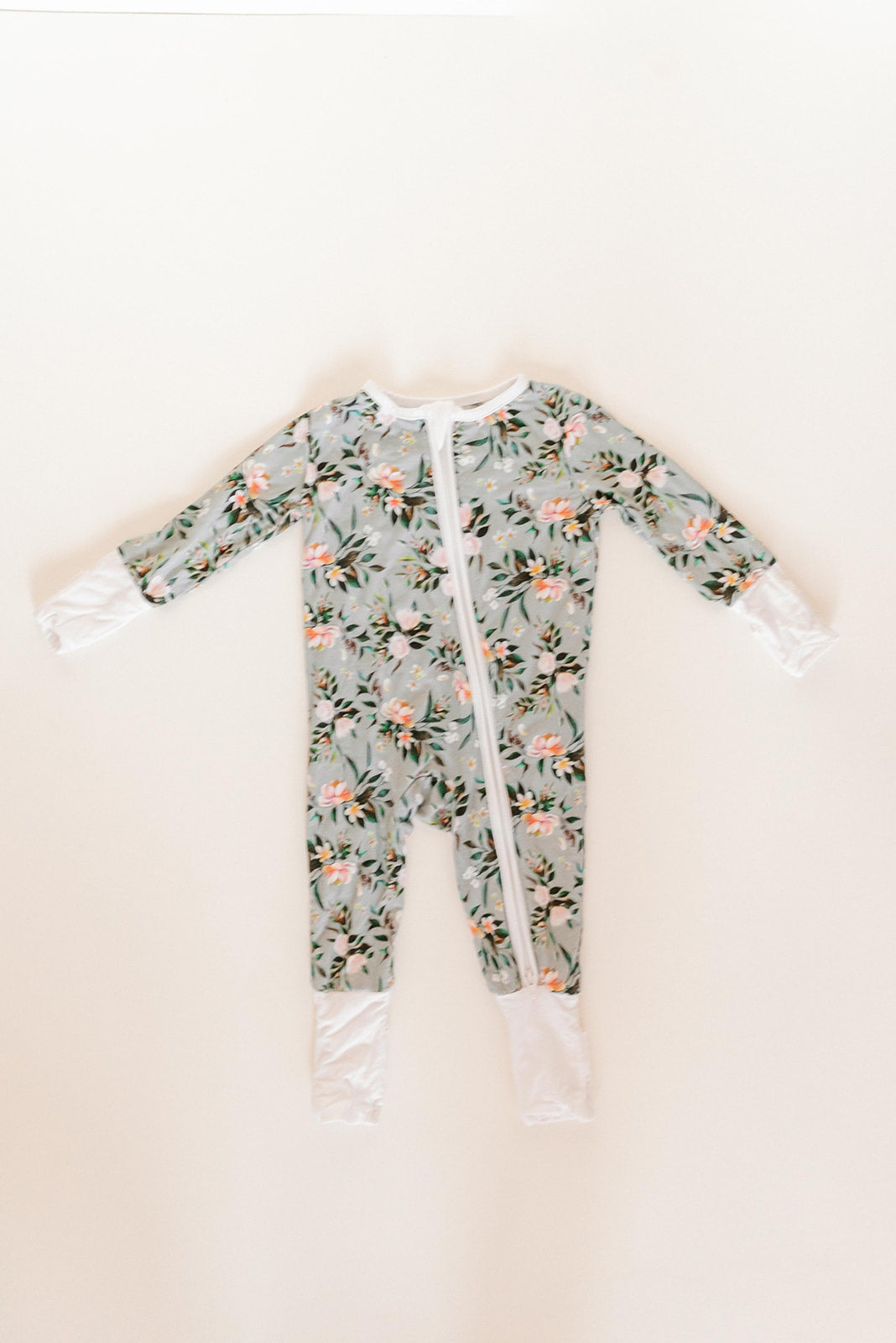 Botanical Bamboo Convertible Jumpsuit 0-3 Months