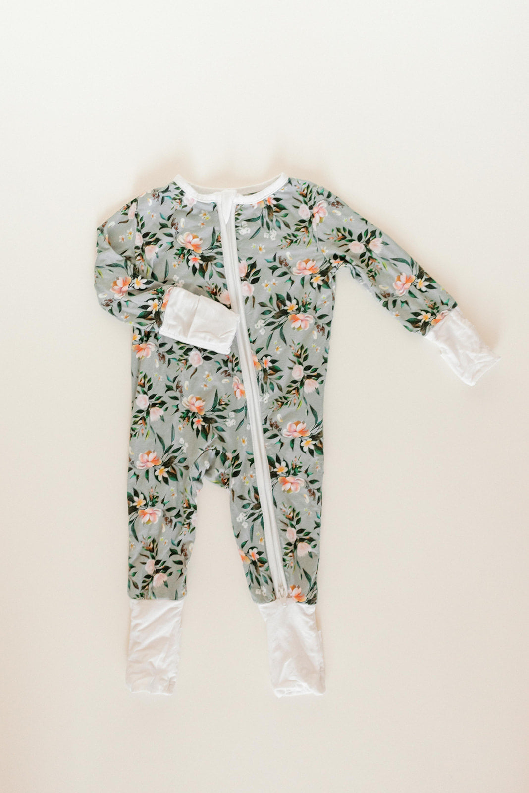 Botanical Bamboo Convertible Jumpsuit 0-3 Months