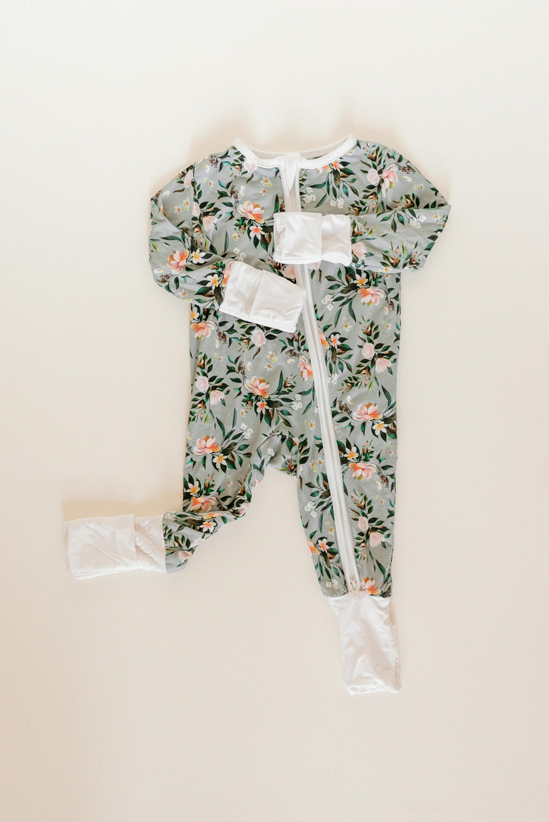 Botanical Bamboo Convertible Jumpsuit 0-3 Months