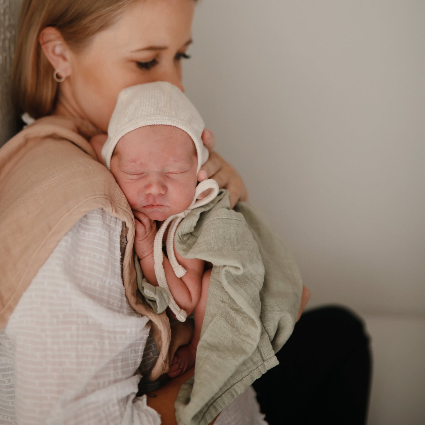 Organic Cotton Muslin Burp Cloth (2-Pack)-Multiple Color Options