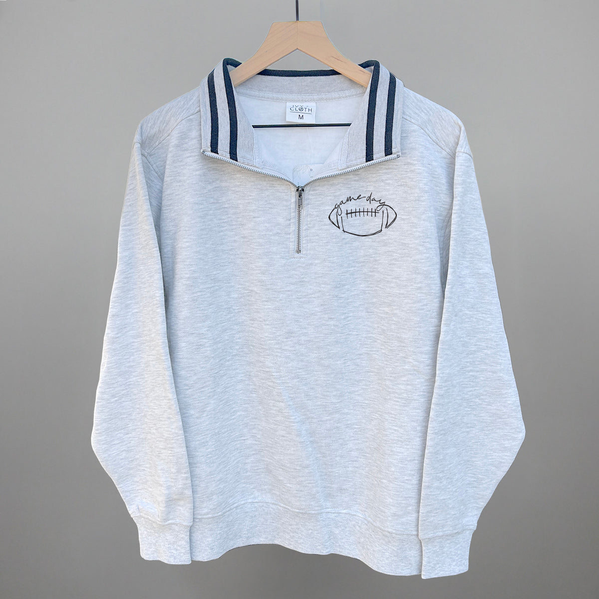 Game Day In Football Scribble (Left Chest) Tee/Sweatshirt- Multiple Options