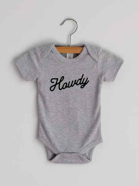 Howdy Baby Bodysuit- 3 Colors