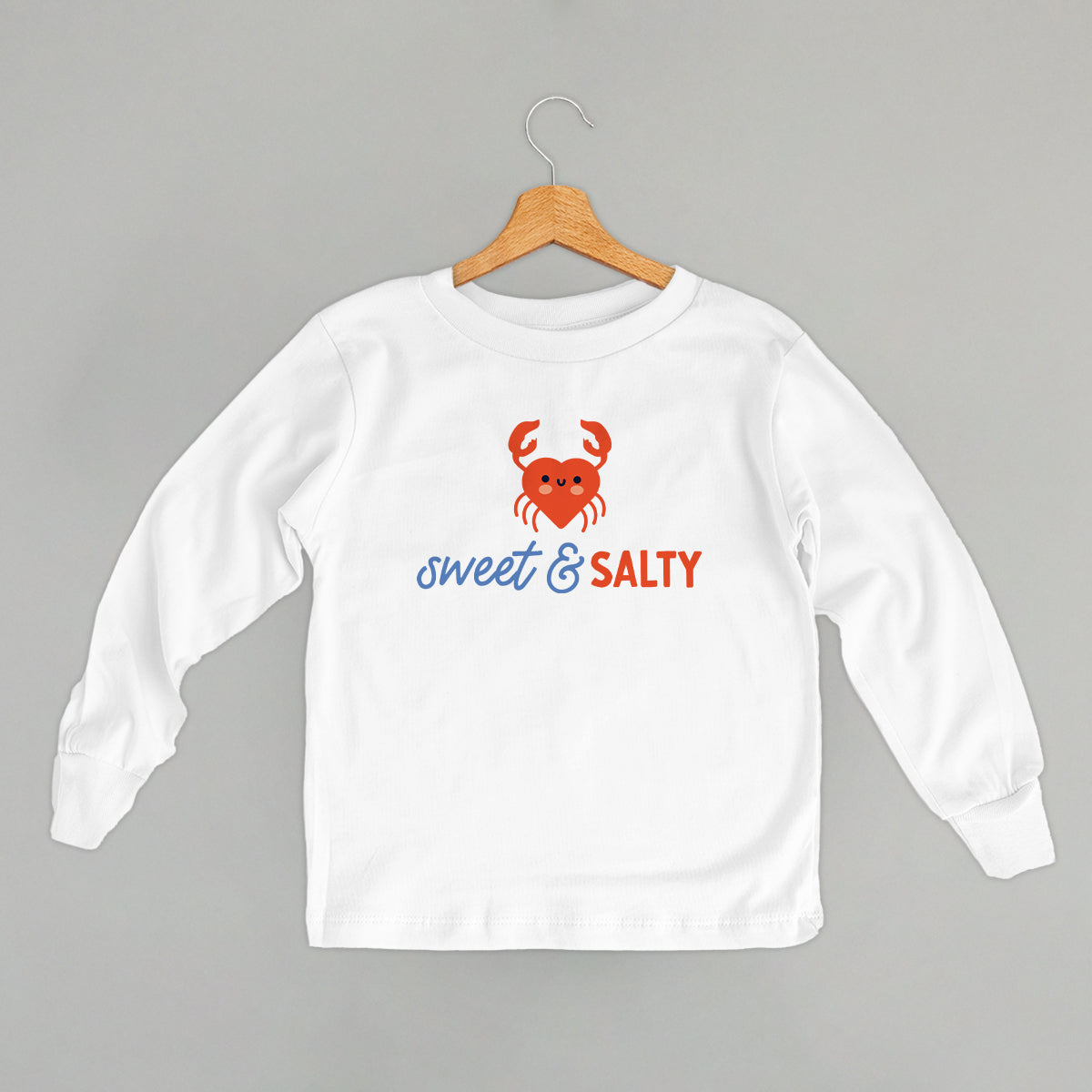 Sweet & Salty Crab Tee & Sweatshirt- 4 Color Options