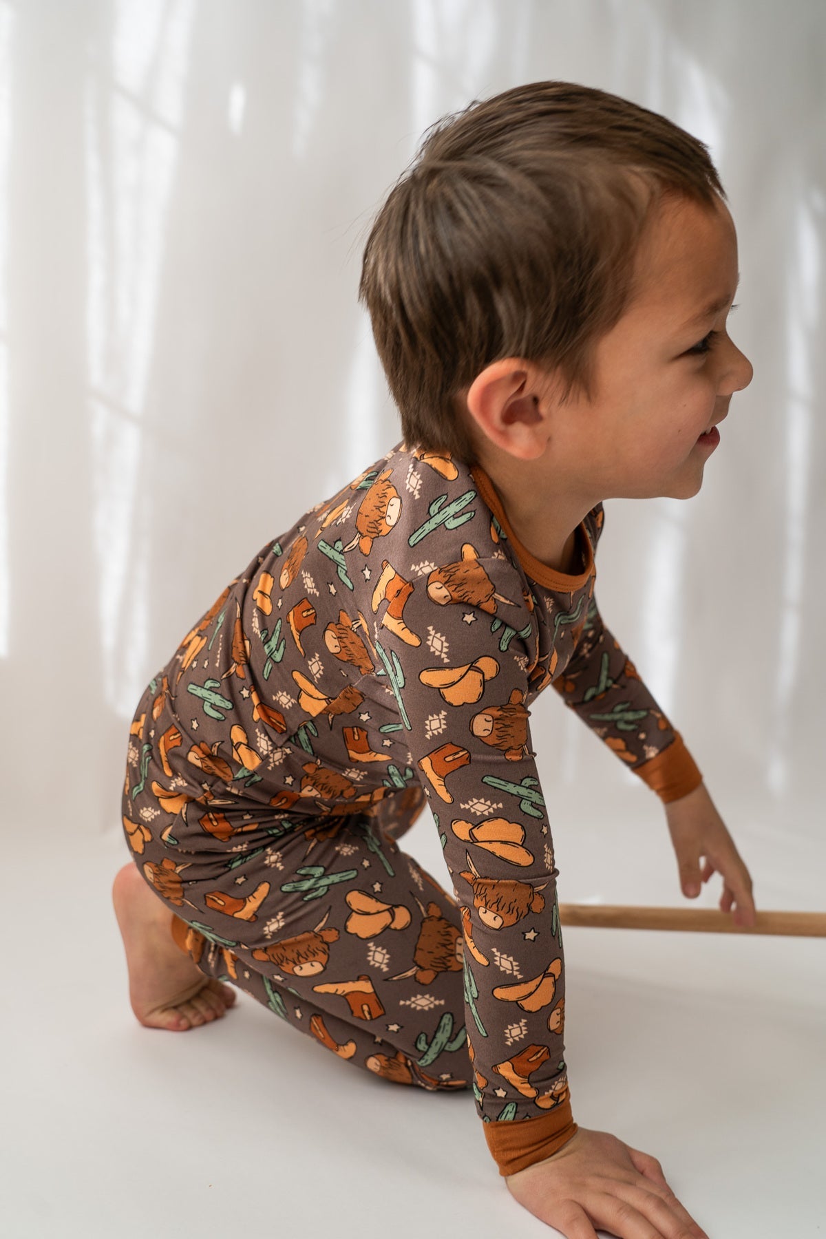 Highland Cow 2-Piece Pajama
