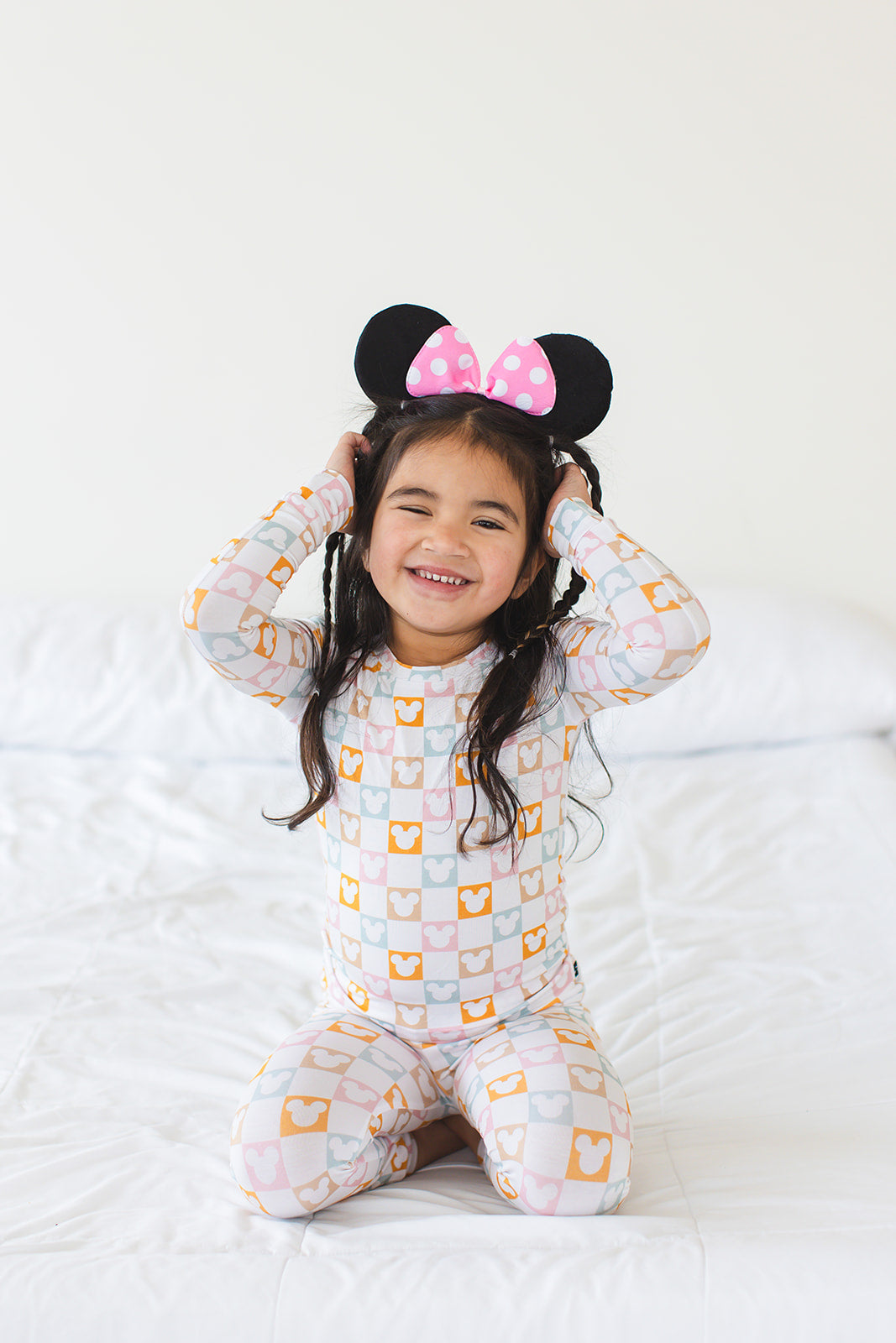 Checkerboard Charm 2-Piece Pajama Set
