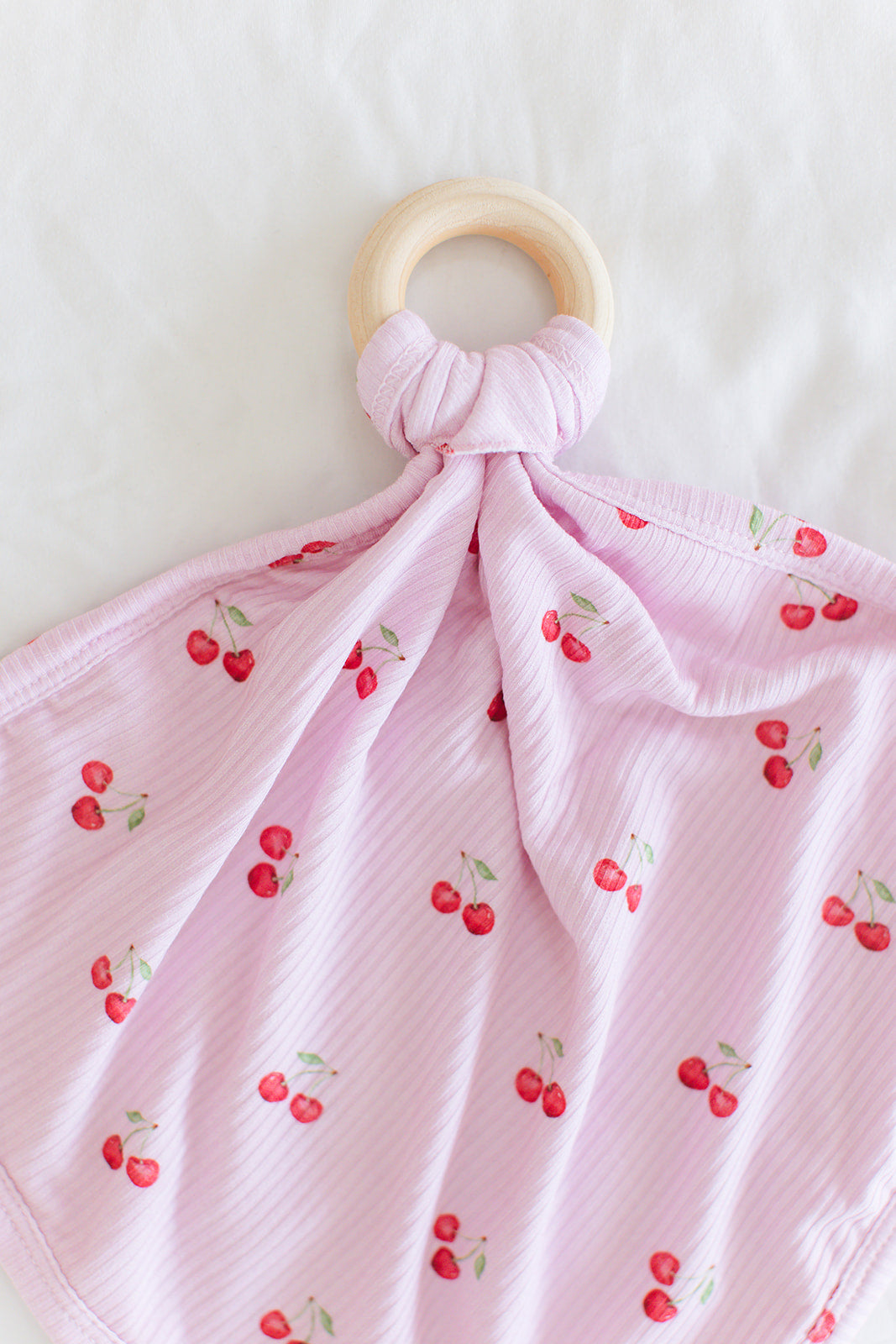 Cherry Ribbed Lovey