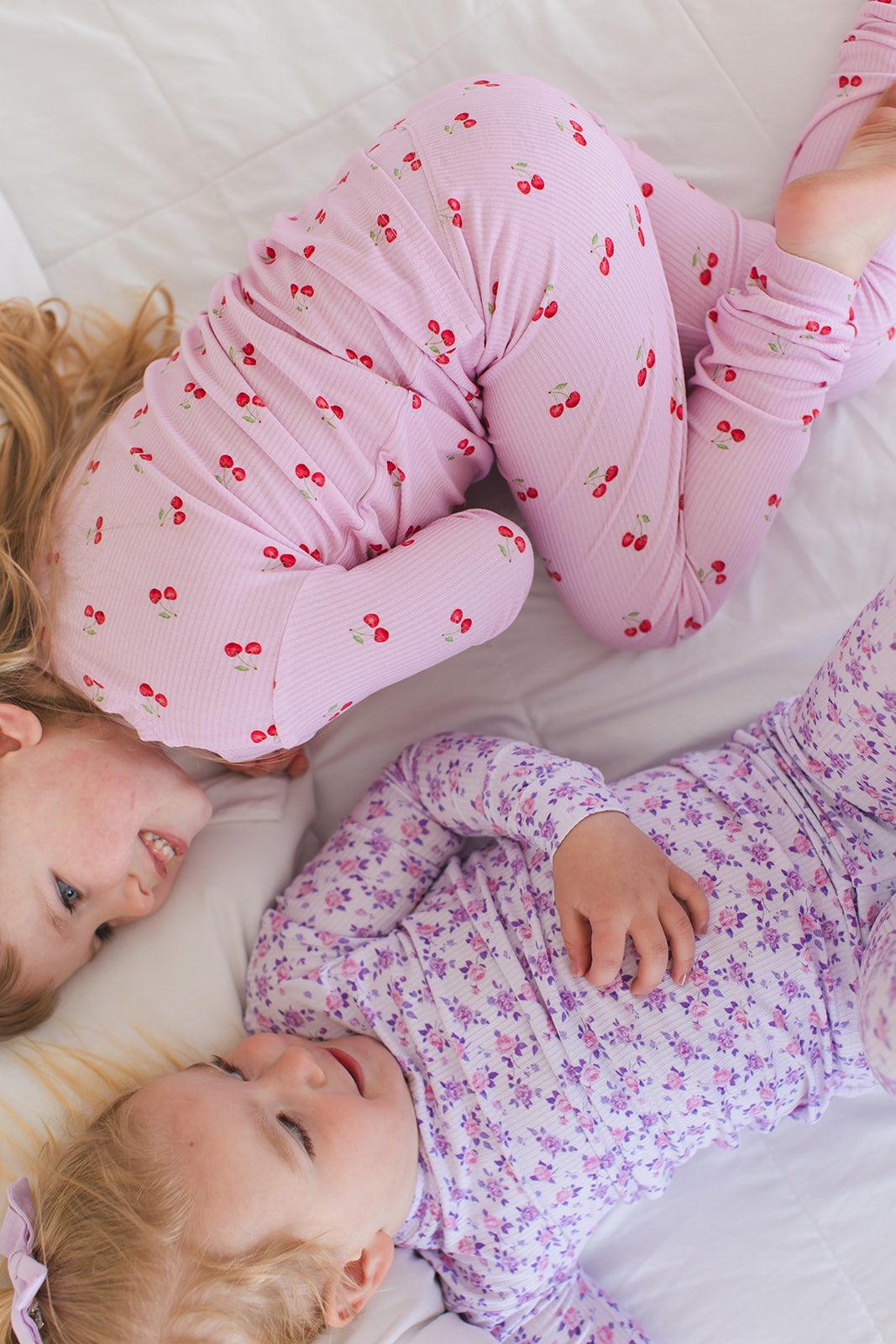 Cherry Ribbed Pajama Set