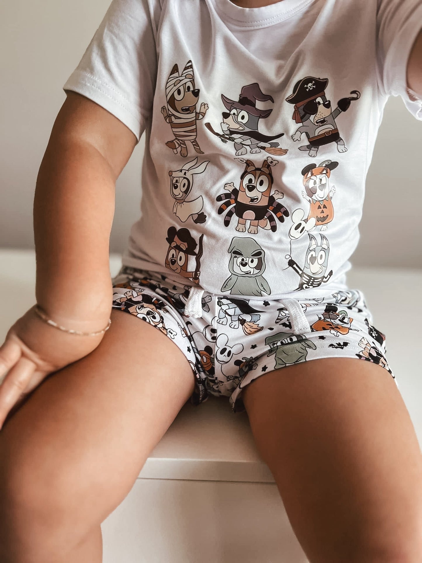 Costume Party Pocket Short Set- Black or White