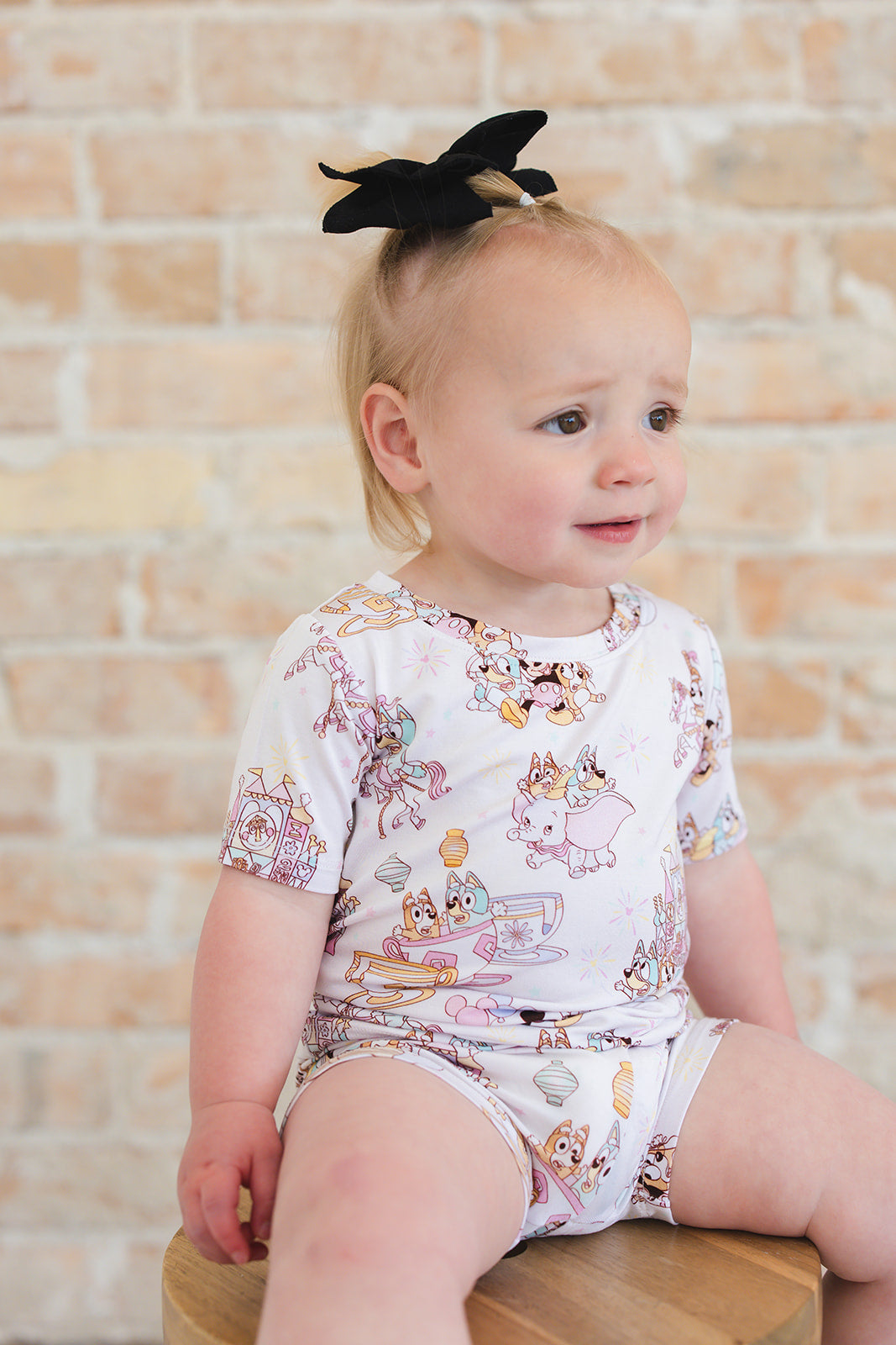 Pastel Park 2-Piece Pajama Short Set