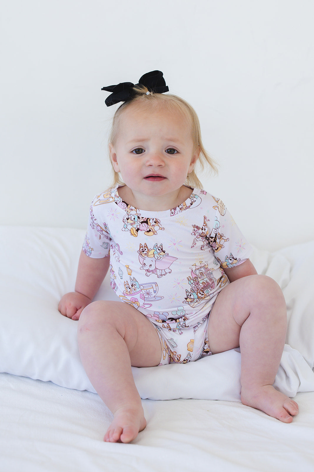 Pastel Park 2-Piece Pajama Short Set