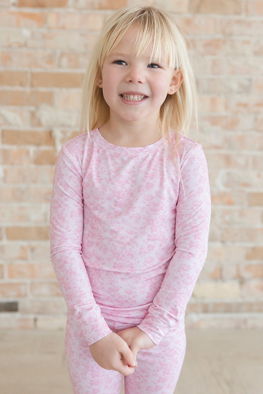 Pink Toile 2-Piece Pajama Set
