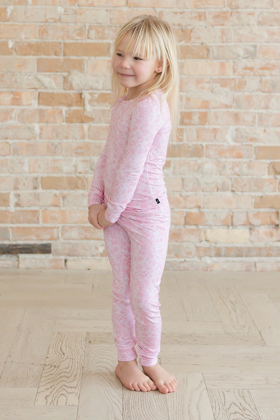 Pink Toile 2-Piece Pajama Set