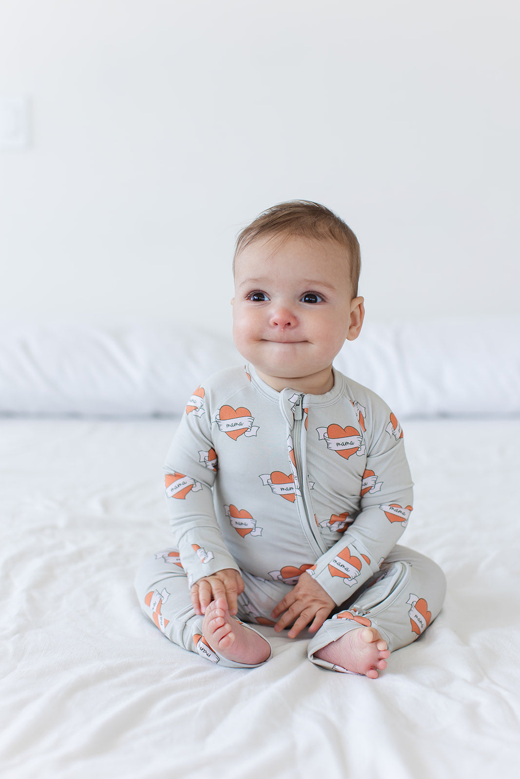 Tattoo Hearts Zippy Pajama