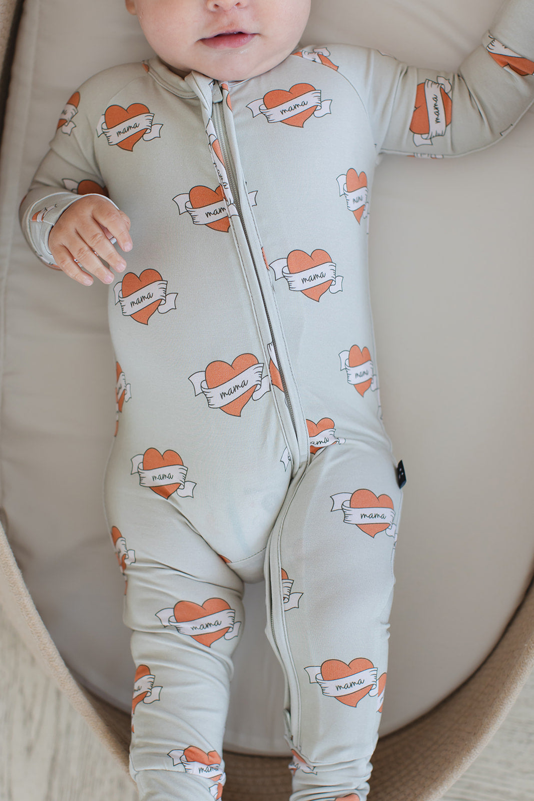 Tattoo Hearts Zippy Pajama