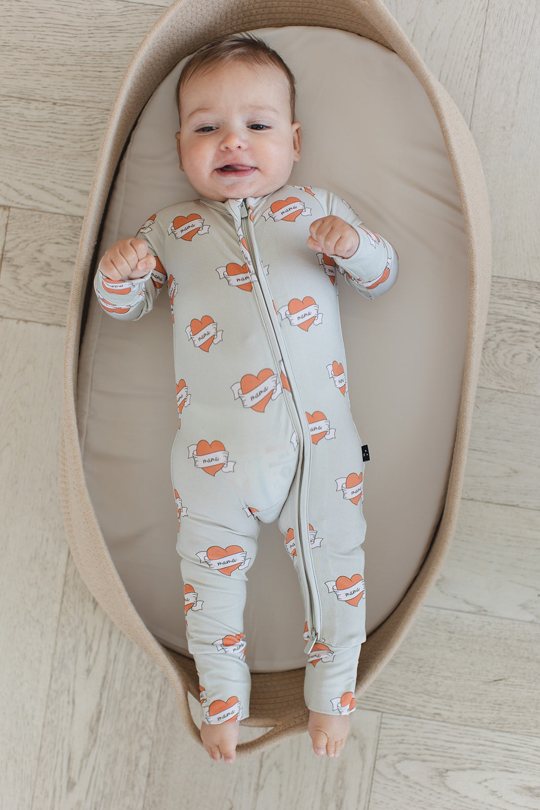 Tattoo Hearts Zippy Pajama