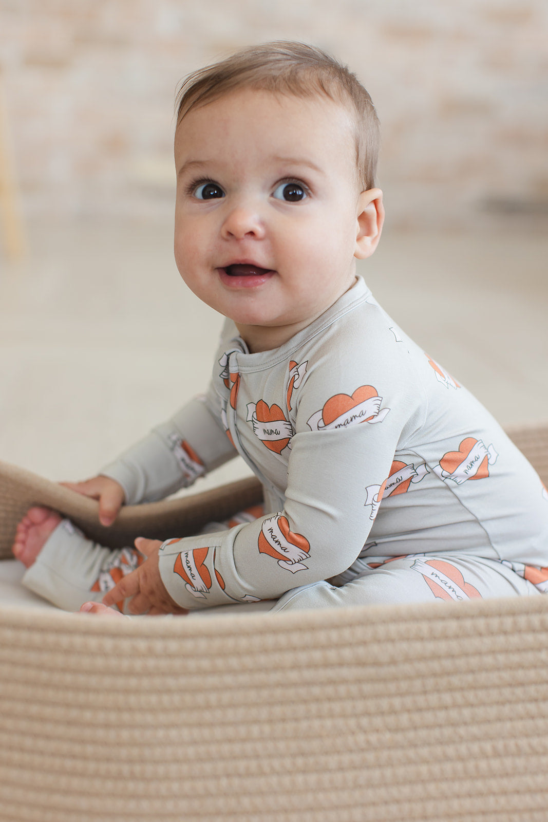 Tattoo Hearts Zippy Pajama
