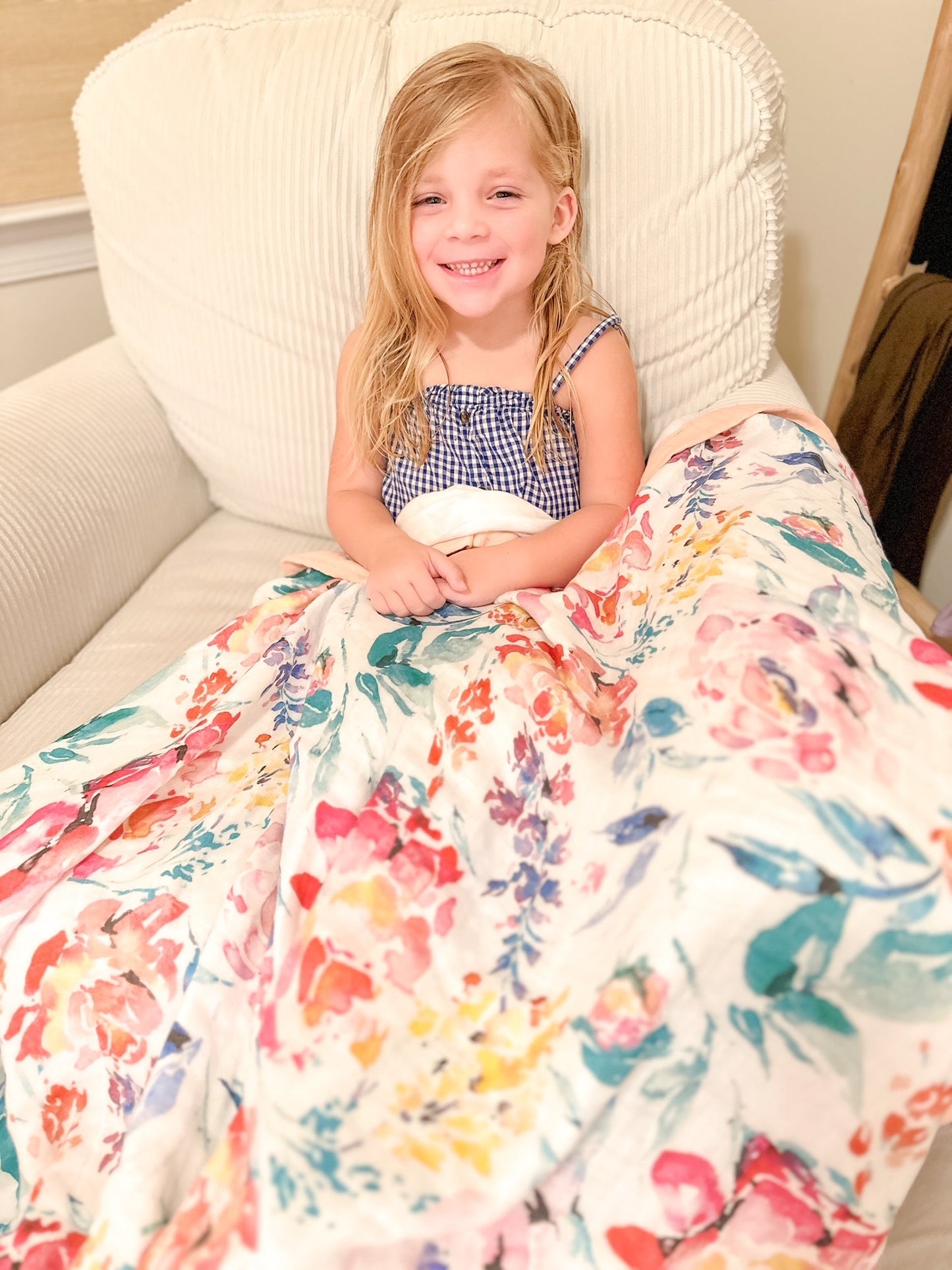 Flora Premium Toddler and Baby Blanket