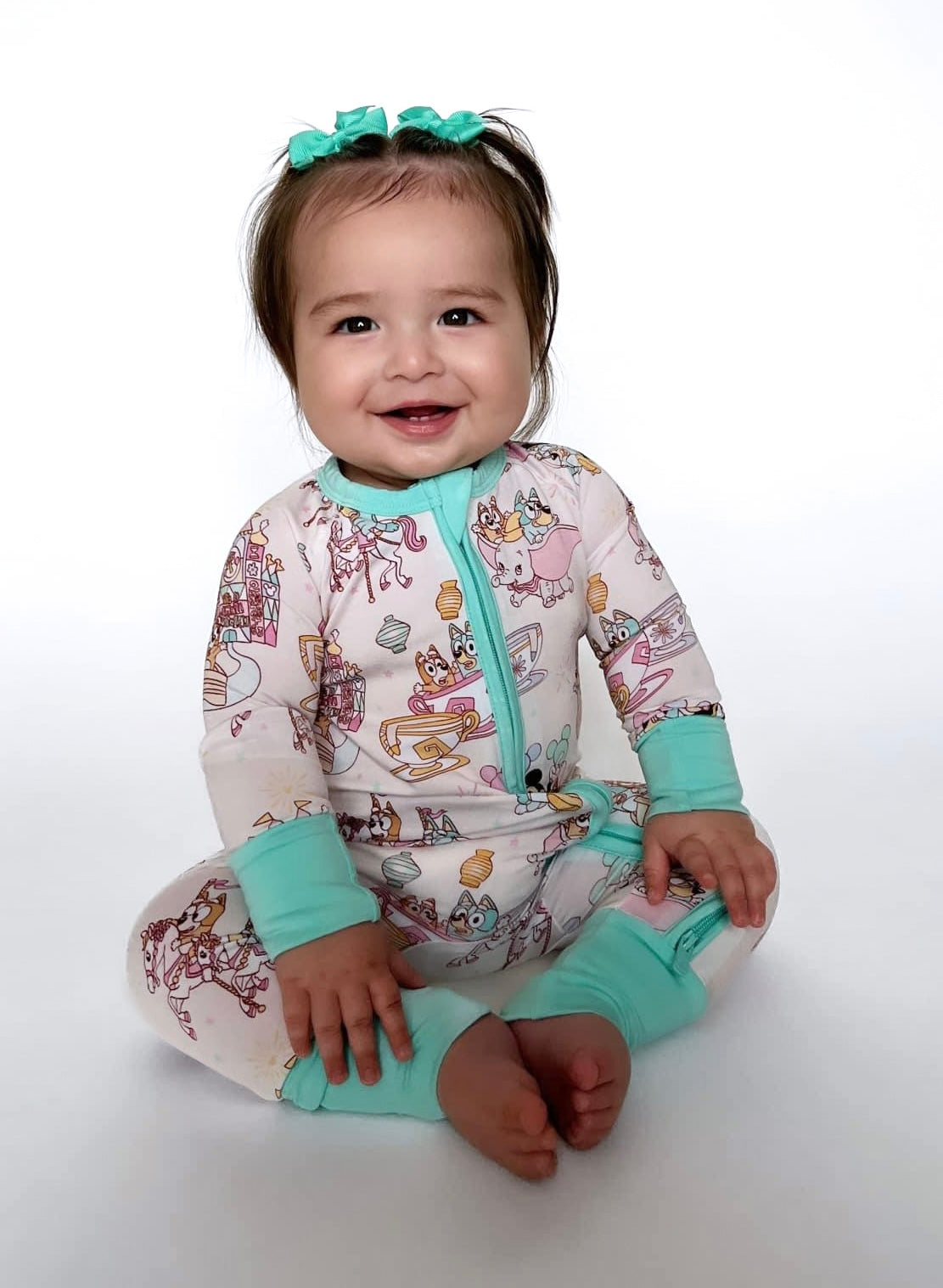 Pastel Park Belize Zippy Pajama