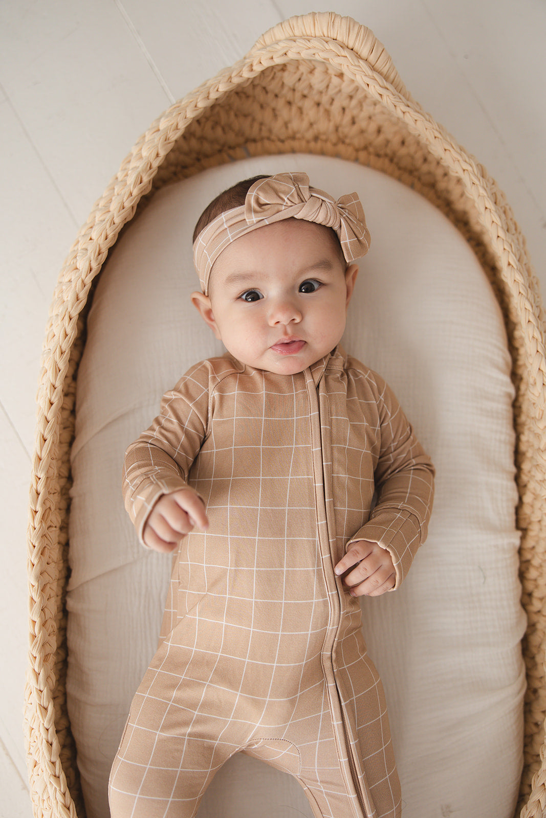 Cinnamon Cider Grid Headband