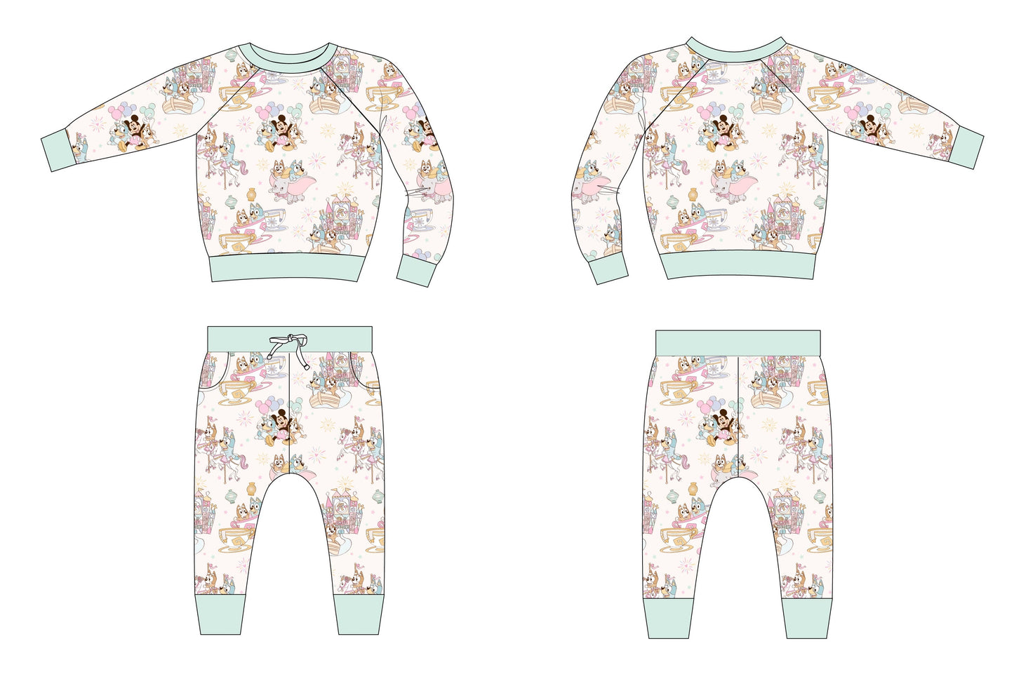 Pastel Park Belize French Terry Set