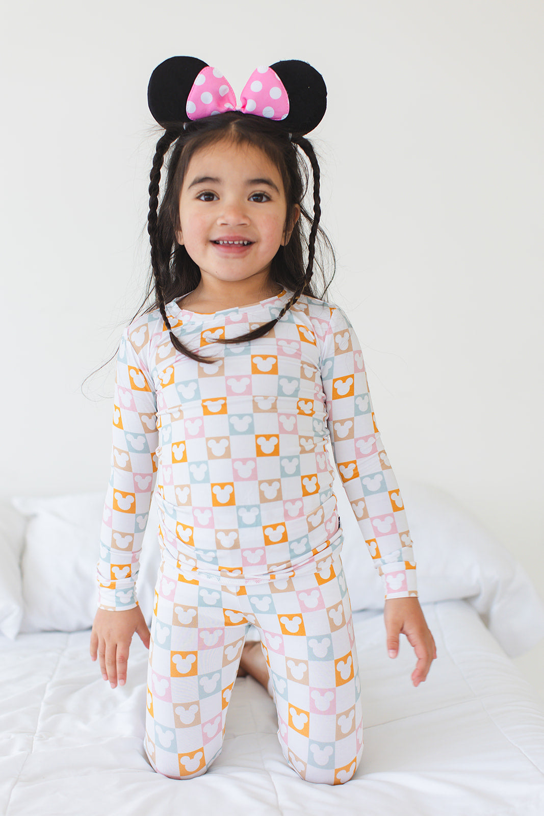 Checkerboard Charm 2-Piece Pajama Set