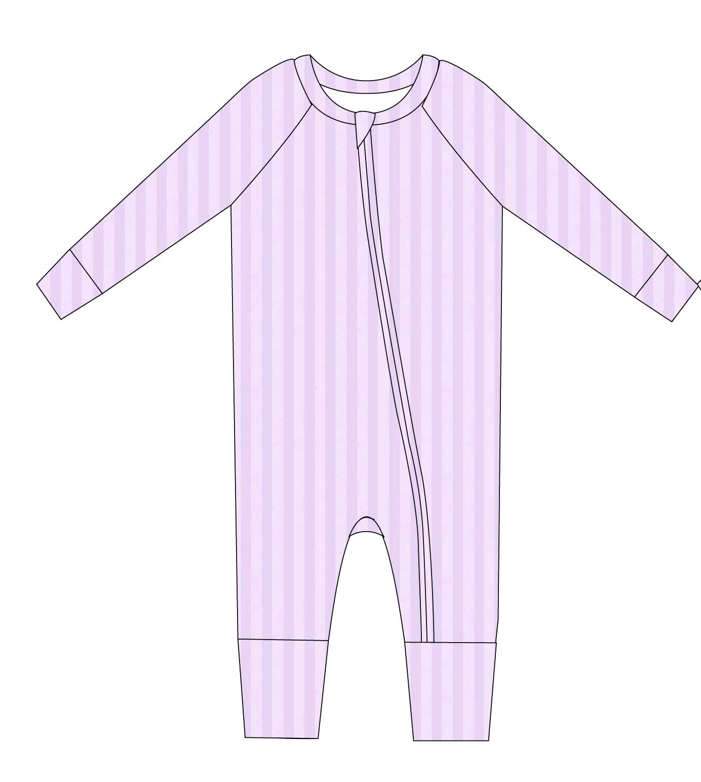 Amelia Ribbed Zippy