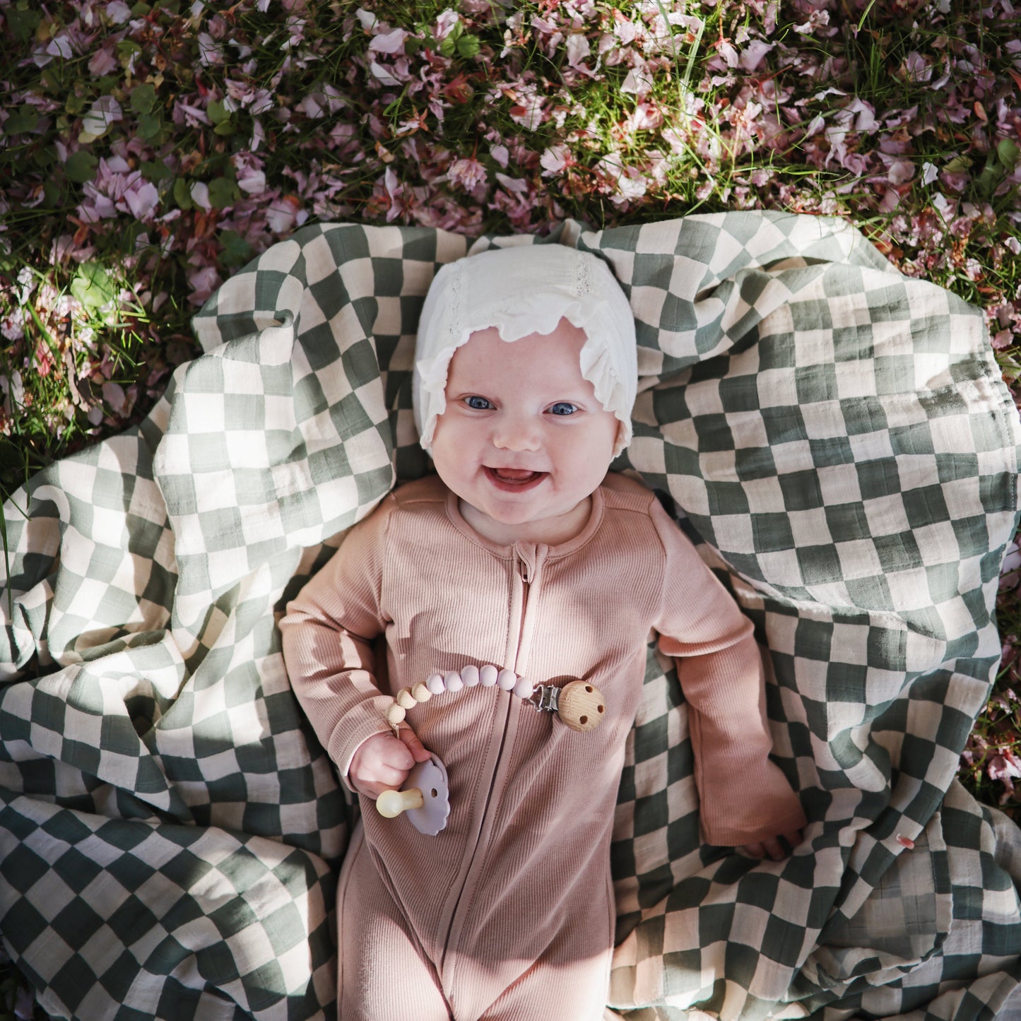 Organic Cotton Muslin Swaddle Blanket- Multiple Color Options
