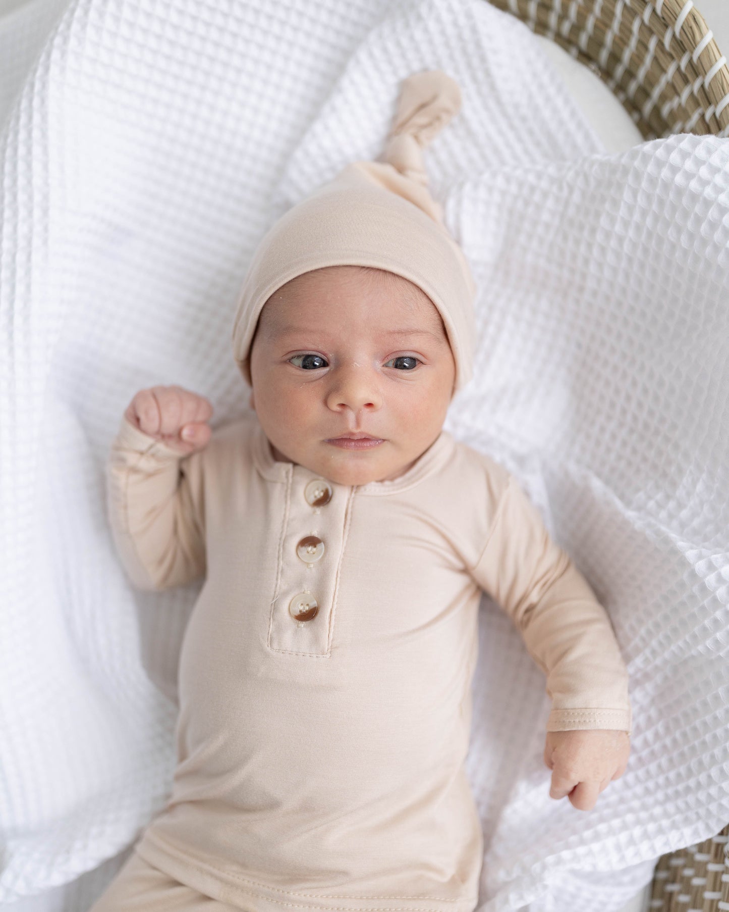Sand Baby Outfit Set With Hat/Headband Option (Newborn-12 months sizes)