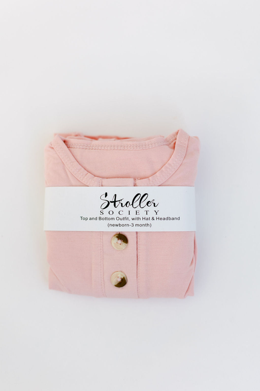 Pink Baby Outfit Set with Hat/Headband Option (Newborn - 12 months)