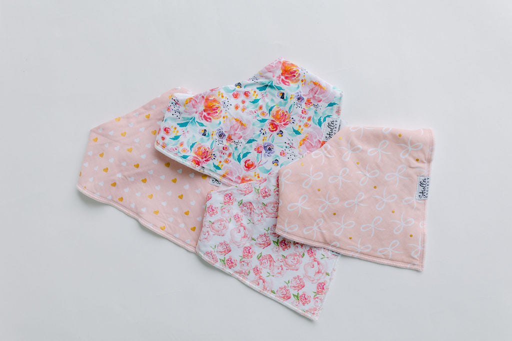 Set of 4 Bandana Bibs