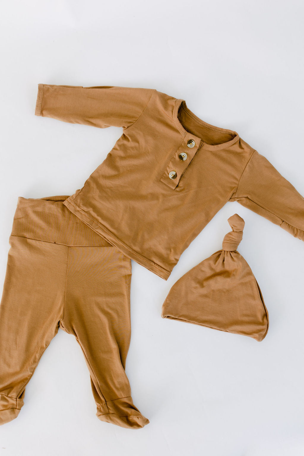 Camel Baby Outfit With Hat Option (Newborn-12 months sizes)