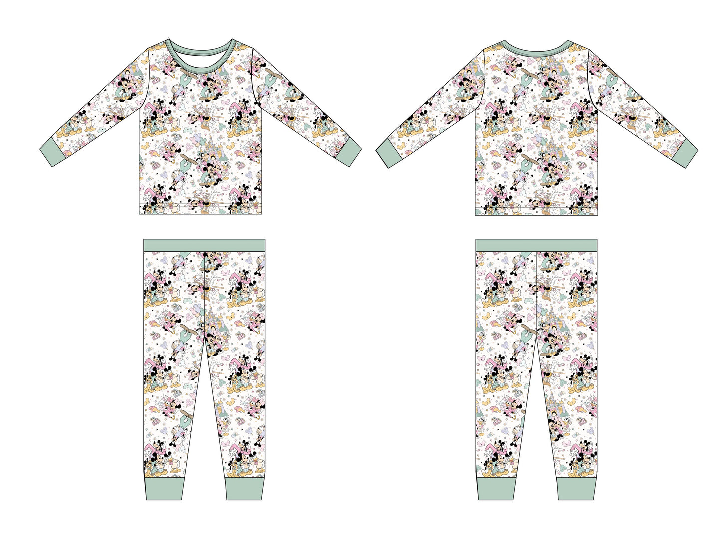 Cotton Candy Magic 2-Piece Pajama Set